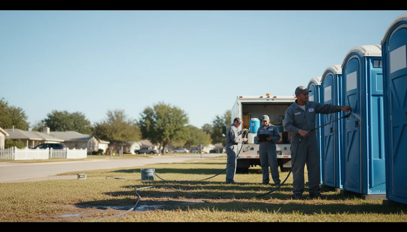 Long-Term Portable Toilet Rental in Mooringsport, LA near me